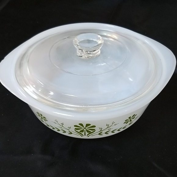 Glasbake Other - 🥘VINTAGE 1.5 QT CASSEROLE WITH LID
